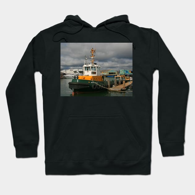 Tug Boat Herbert Hoodie by RedHillDigital